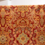 8’9” x 6’1” Hand Knotted Agra Wool Rug - Image 2