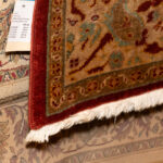 8’9” x 6’1” Hand Knotted Agra Wool Rug - Image 4