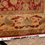 8’9” x 6’1” Hand Knotted Agra Wool Rug - Image 7