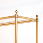 Hollywood Regency Brass and Glass Etagere - Image 2