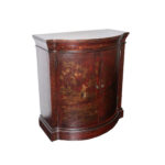 ETHAN ALLEN Red Chinoiserie Hall Chest