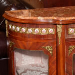 Antique French Walnut Demilune Sideboard - Image 3