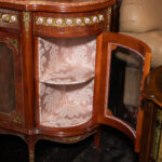 Antique French Walnut Demilune Sideboard - Image 7