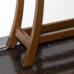 CENTURY FURNITURE Gold Scrolled Console Table with Black Granite Top - Image 4