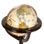 REPLOGLE Floor Globe in Cherry Finish Stand - Image 2