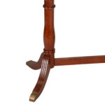 Oval Trestle Base Console Table in Cherry Finish - Image 4