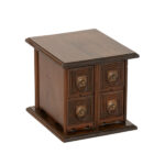 Antique 4 Drawer Tabletop Chest