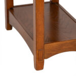 Arts & Crafts Style Single Drawer End Table - Image 4