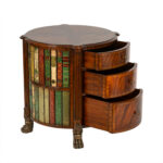 MAITLAND SMITH Round Faux Book Table - Image 5