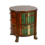 MAITLAND SMITH Round Faux Book Table - Image 6