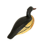 Hand Carved and Painted Wood Red-Breasted Merganser Duck Decoy - Image 3