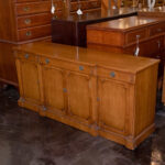 Vintage DREXEL French Regency Louis XVI Style Walnut Sideboard - Image 9