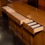 Vintage DREXEL French Regency Louis XVI Style Walnut Sideboard - Image 4