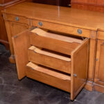 Vintage DREXEL French Regency Louis XVI Style Walnut Sideboard - Image 6