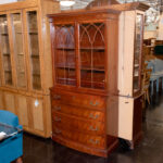 Vintage Mahogany China Cabinet - Image 6