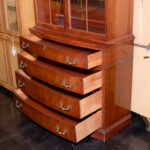 Vintage Mahogany China Cabinet - Image 4