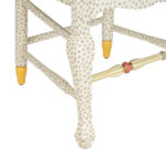 MACKENZIE-CHILDS Freckle Fish Chair with Black and White Seat - Image 5