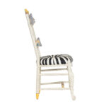 MACKENZIE-CHILDS Freckle Fish Chair with Black and White Seat - Image 6