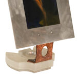 SHELLY CORBETT Underwater Female Nude Photograph on Acrylic in Stainless Steel Frame - Image 3