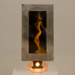 SHELLY CORBETT Underwater Female Nude Photograph on Acrylic in Stainless Steel Frame - Image 5