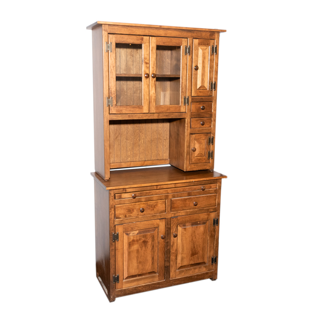 ZAWW_100-2 Amish Hoosier Cabinet - Image 1