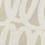 Beige and Cream Loopy Abstract on Canvas - Image 2