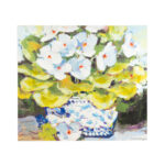 SUSAN WINGET Floral Still Life Embellished Print on Canvas