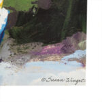 SUSAN WINGET Floral Still Life Embellished Print on Canvas - Image 3